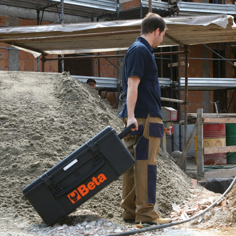 C13 - Tool Trunk with Castors, Made of Hard-Wearing Polypropylene