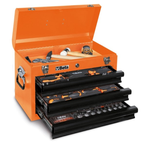 C22E - Portable tool chest with 3 drawers