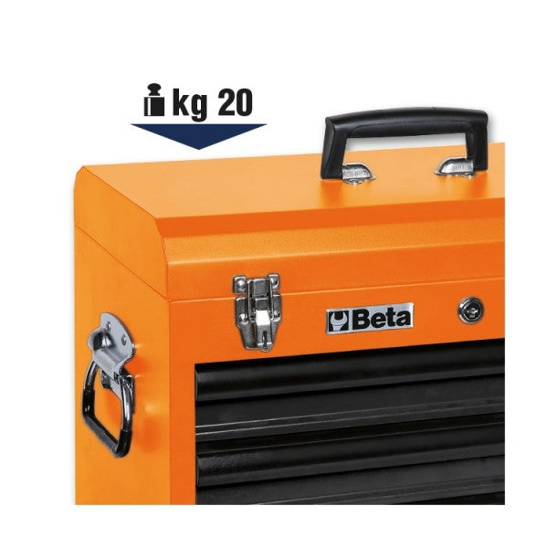 C22E - Portable tool chest with 3 drawers