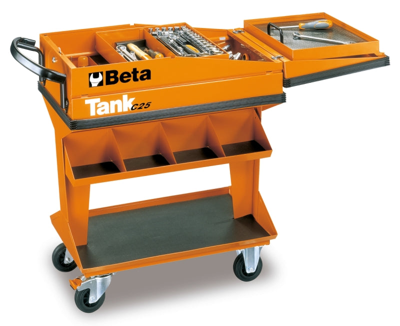 C25 - Tank Trolley with Shelf