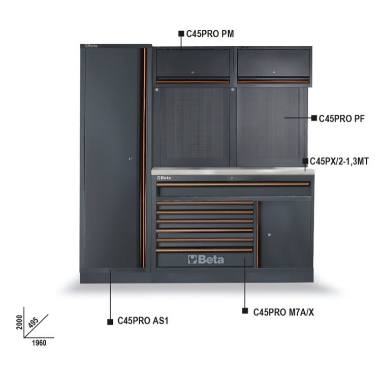 C45PRO EX - Workshop equipment combination C45PRO