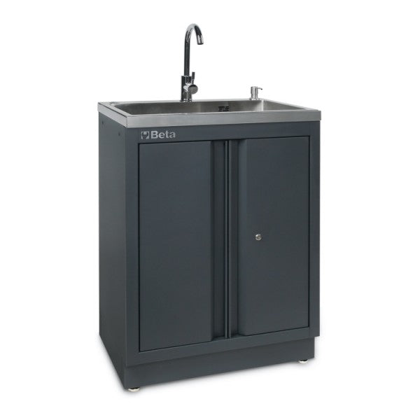 C45PRO ML - Fixed module with built-in sink, for workshop equipment combination C45PRO