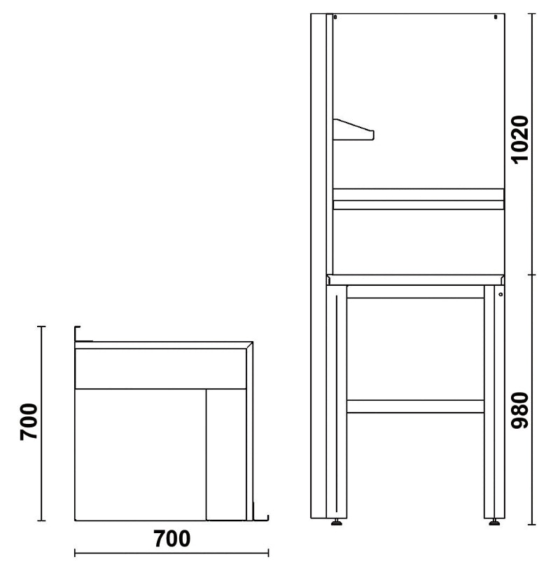 C55AC - Self-Supporting Complete Corner