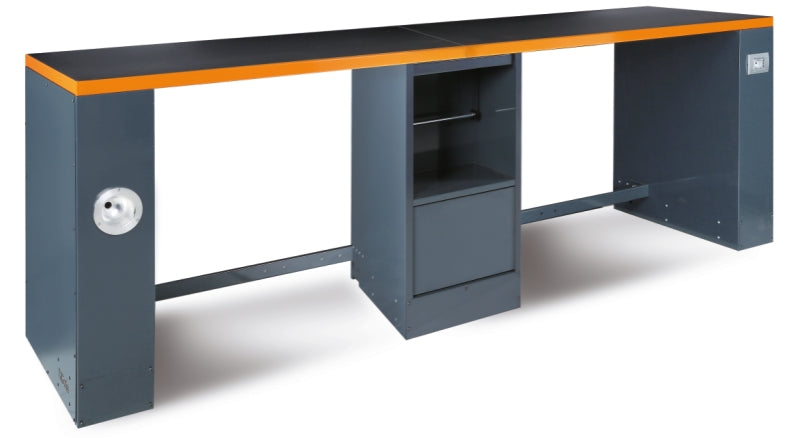 C55B/GDP - Double Leg for Adjoining Workbenches for Workshop Equipment Combination RSC55