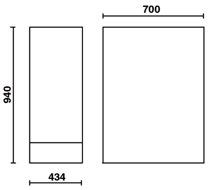 C55B/GDS - Double Leg for Adjoining Workshop Equipment Workbenches