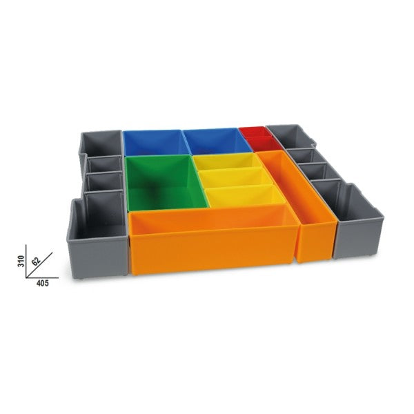 C99P12-V0 - Kit of 18 tote trays for tool cases C99V0
