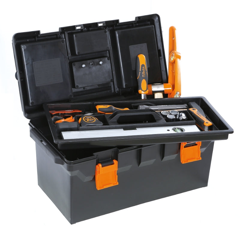 CP15L - 2115 - Tool Box, Long Series, Made from Plastic, Removable Tote-Tray and Tool Trays