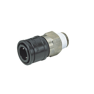 CPS20-SSS Tube Fitting Coupling, Straight Screw Socket (20 Series)