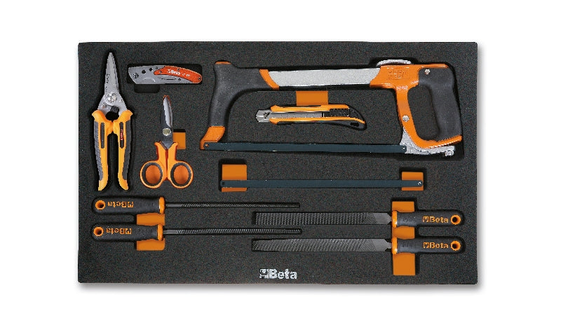 M284 - Foam Tray with Files and Cutting Tools