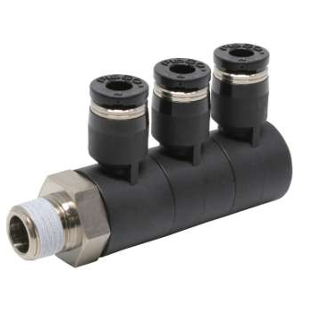 PHT Tube Fitting Standard, Triple Banjo