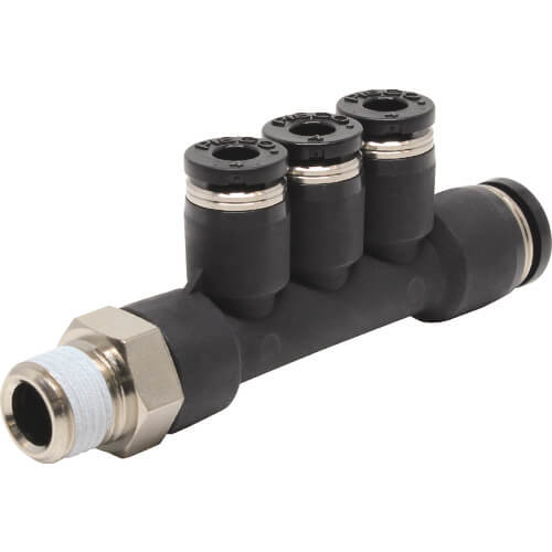 PKD Tube Fitting Standard, Triple Run Tee