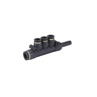 PKJ Tube Fitting Standard, Plug-in Triple Tee