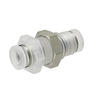 PPMP Tube Fitting PP, Bulkhead Union P