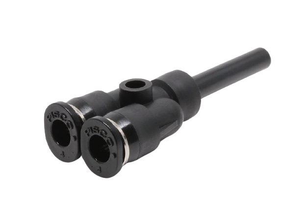PYJ-M Tube Fitting Mini, Plug-In Y