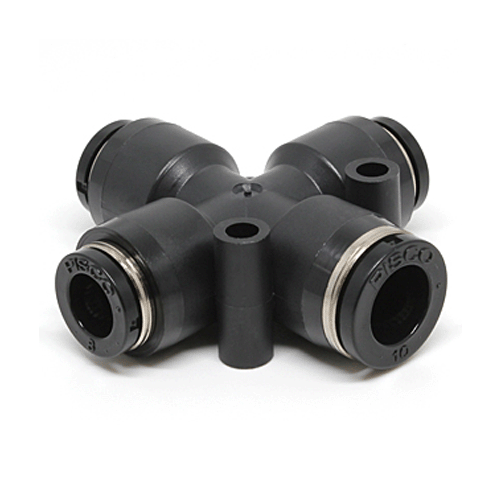 PZC Tube Fitting Standard, Reducing Cross