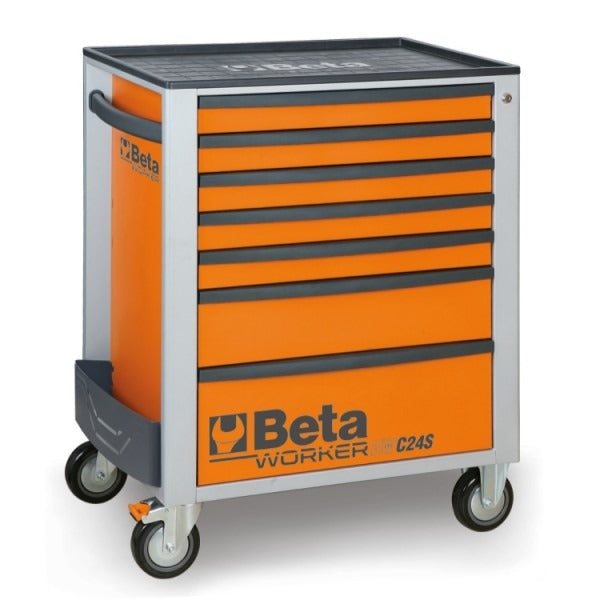 (TROLLEY ONLY) BW 2400S O7/E-S Mobile Roller Cab with 7 drawers, Assortment 240 tools