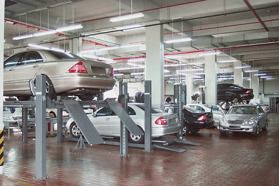 RAV4350 Electro-Hydraulic 4-Post Lifts, 3500 kg Post